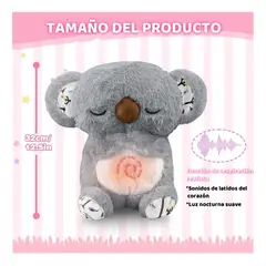 VERCI - Peluche Koala Que Respira Música Y Luces Ragalo Para Niños