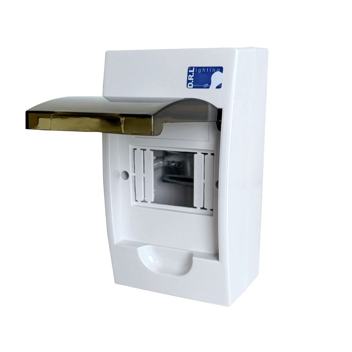 DRL LIGHTING - Tablero Eléctrico Sobreponer Drl 4 Modulos Tapa Clara Sec