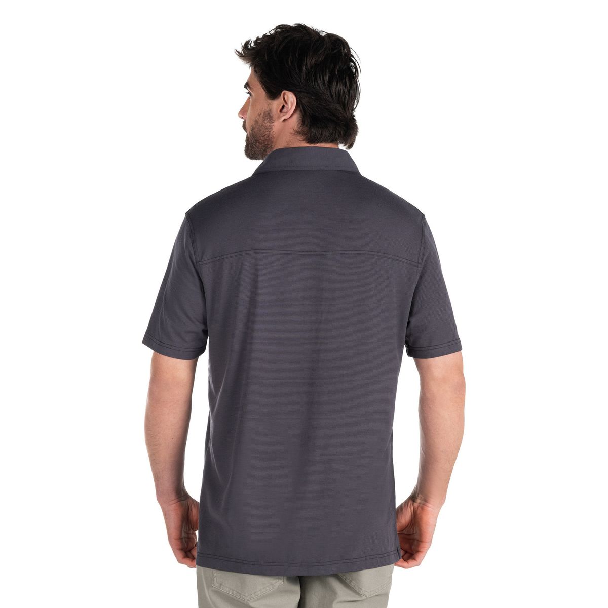 PANAMA JACK - Polera Hombre Casual Gris Panama Jack