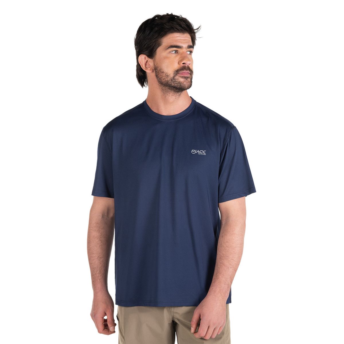 PJACK - Polera Hombre Deportivo Beige Pjack