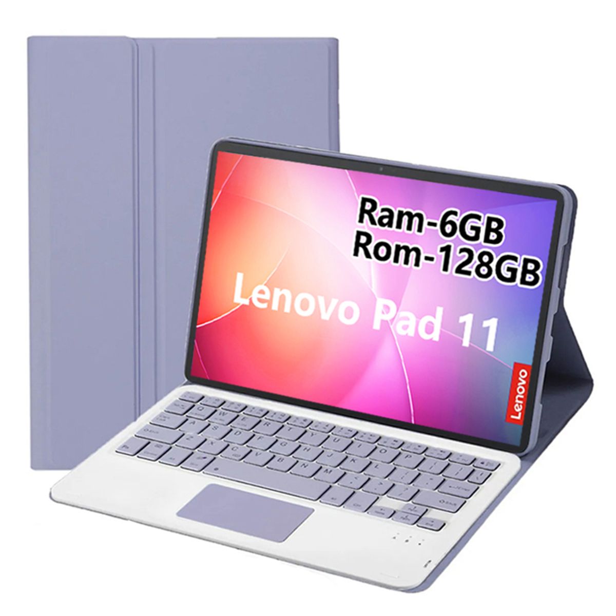 LENOVO - Tablet Lenovo Pad 11 2025 6GB+128GB WiFi y Teclado & Estuche-Morado