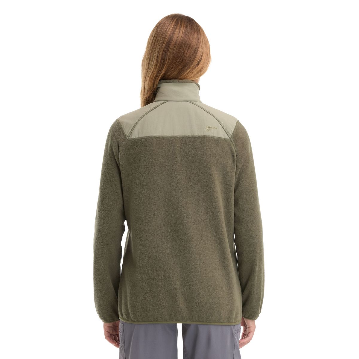 PANAMA JACK - Polerón Mujer Micropolar Liviano Verde Panama Jack