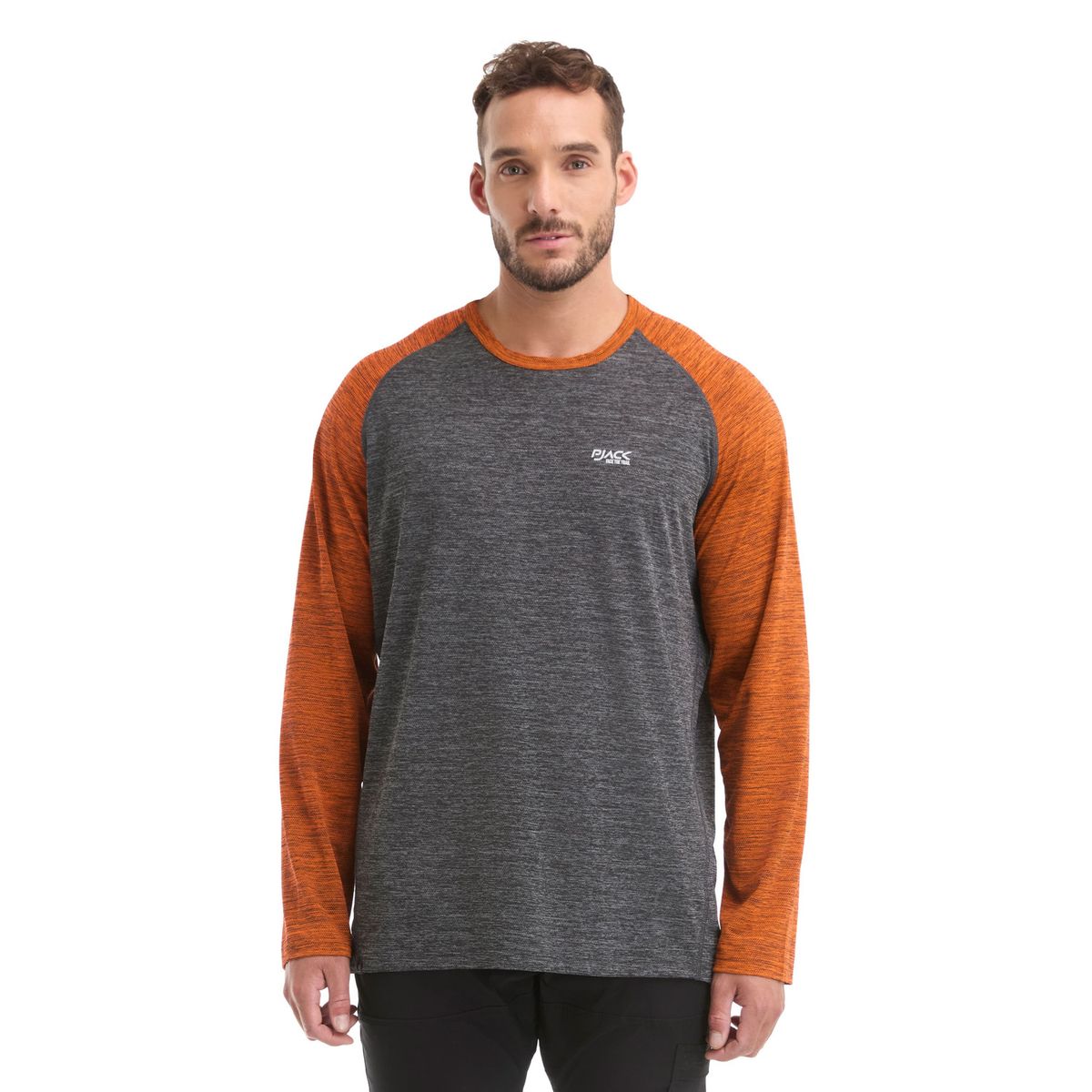 PANAMA JACK - Polera Hombre Deportivo Gris Panama Jack