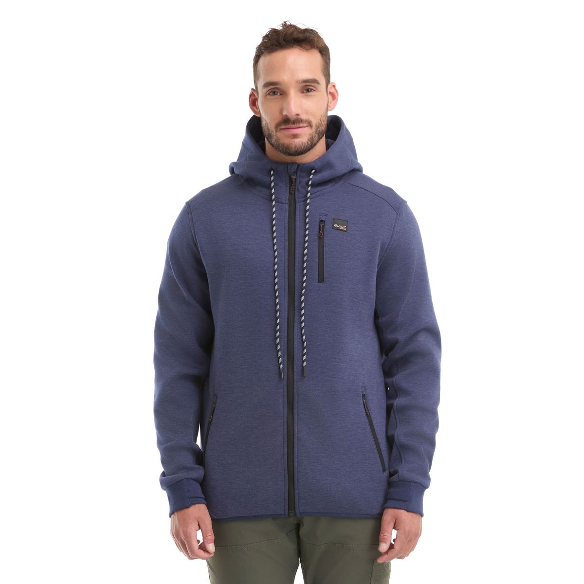 PANAMA JACK - Polerón Hombre Bonded Polar Deportivo Azul Panama Jack