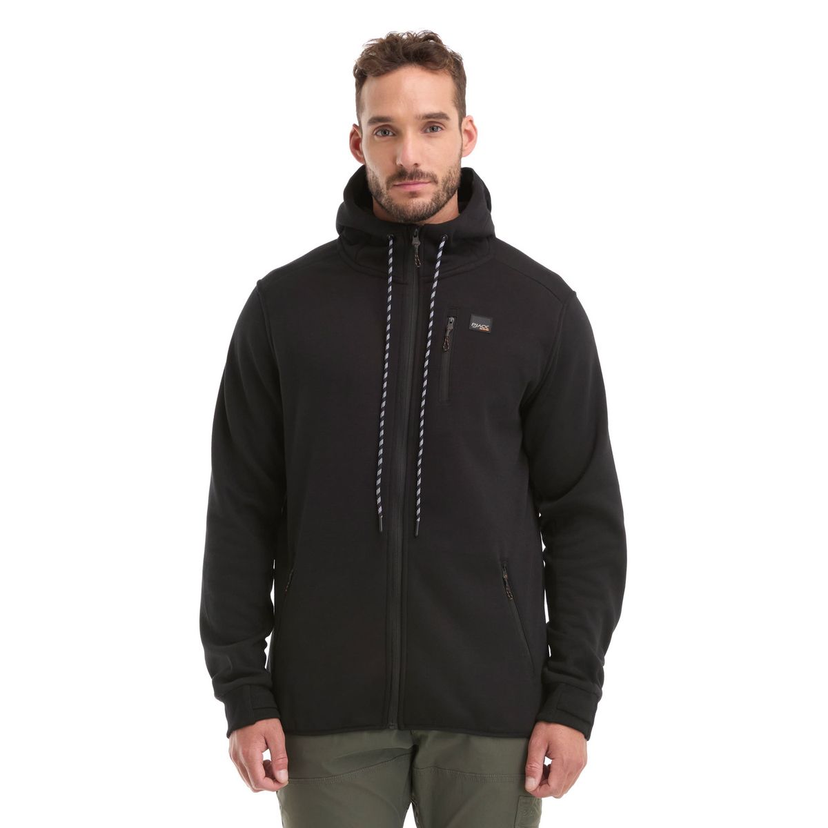PANAMA JACK - Polerón Hombre Bonded Polar Deportivo Negro Panama Jack