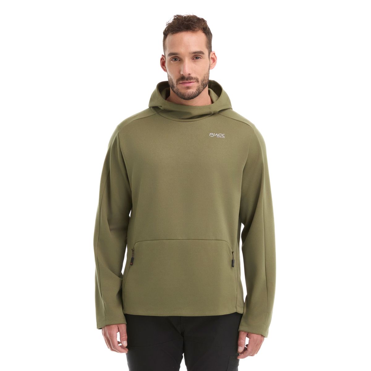 PANAMA JACK - Polerón Hombre Deportivo Hoodie Verde Panama Jack