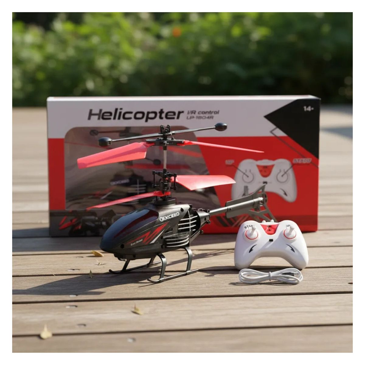 GENERICO - Helicóptero Volador Mini Dron Control Remoto Color Rojo