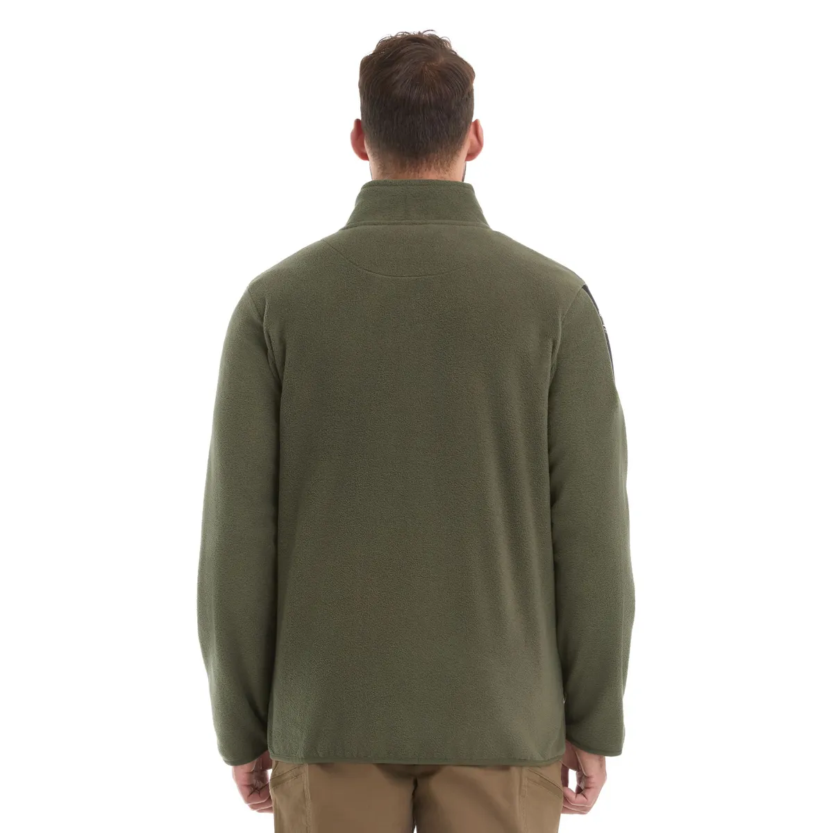 PANAMA JACK - Polerón Hombre Polar Fleece Full Zipper  Verde Panama Jack