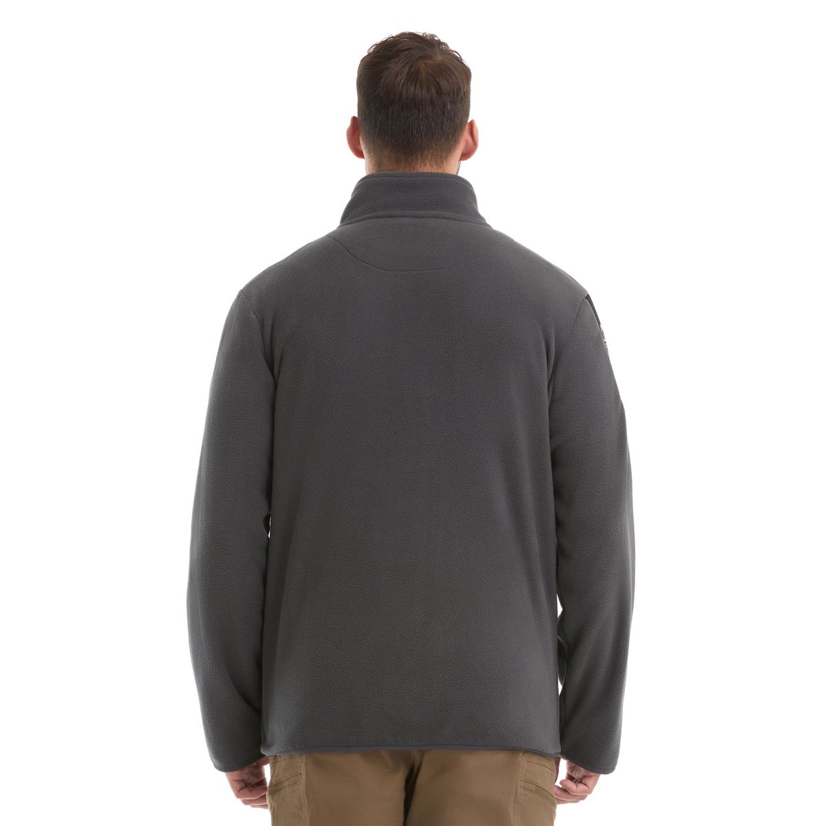 PANAMA JACK - Polerón Hombre Polar Fleece Full Zipper Gris Panama Jack