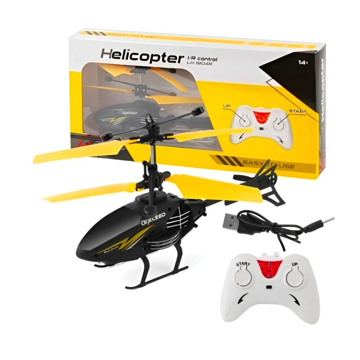 GENERICO - Helicóptero Volador Mini Dron Control Remoto Color Amarillo