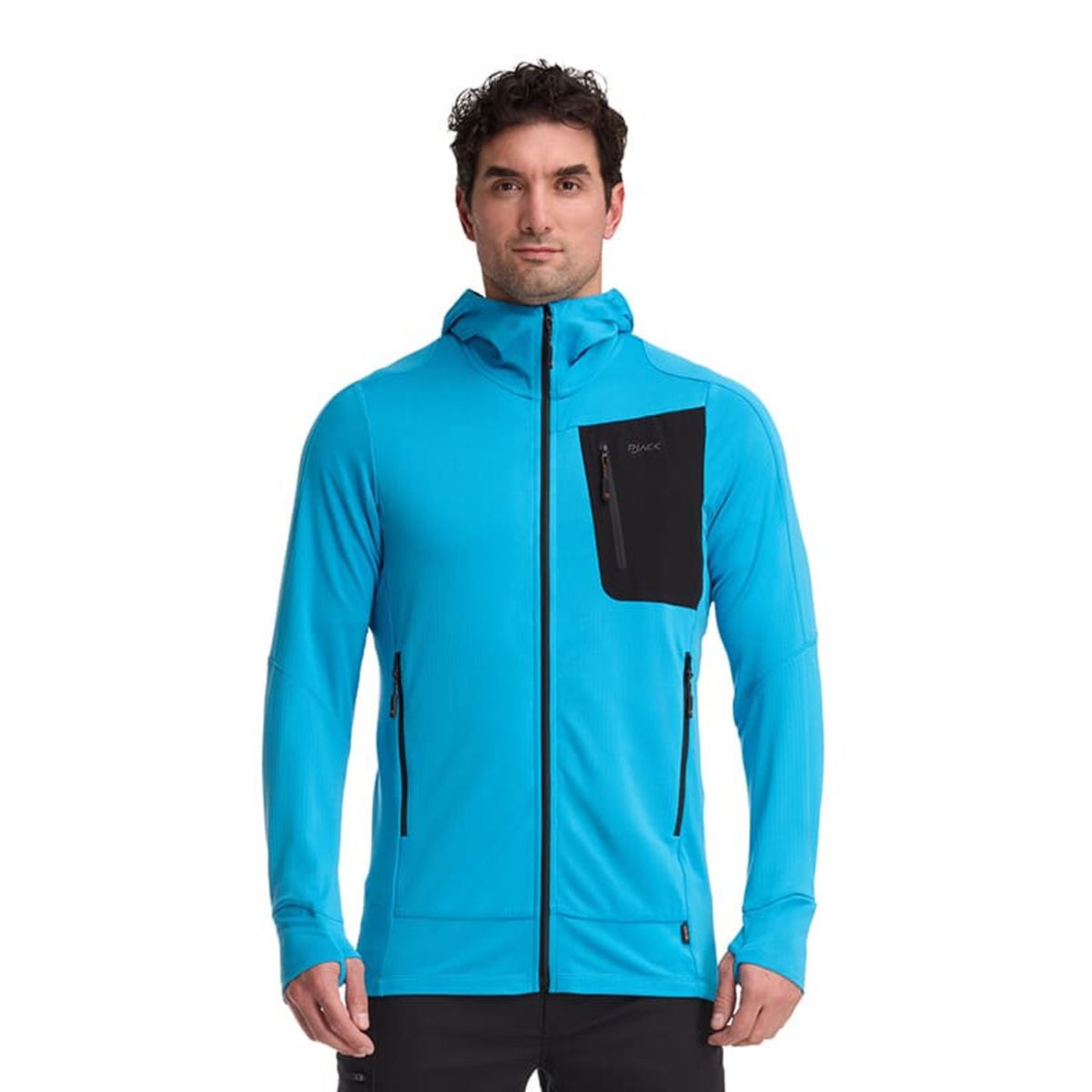 PJACK - Polerón Hombre Deportivo Celeste Pjack