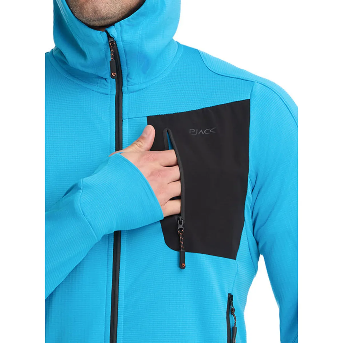 PJACK - Polerón Hombre Deportivo Celeste Pjack