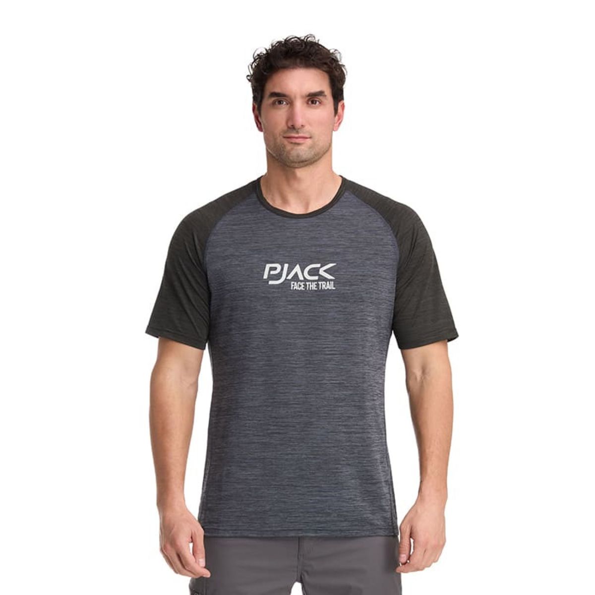 PJACK - Polera Hombre Deportivo Gris Pjack