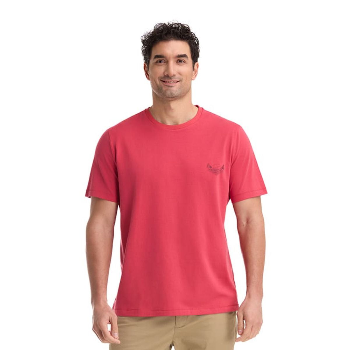 PANAMA JACK - Polera Hombre Casual Coral Panama Jack