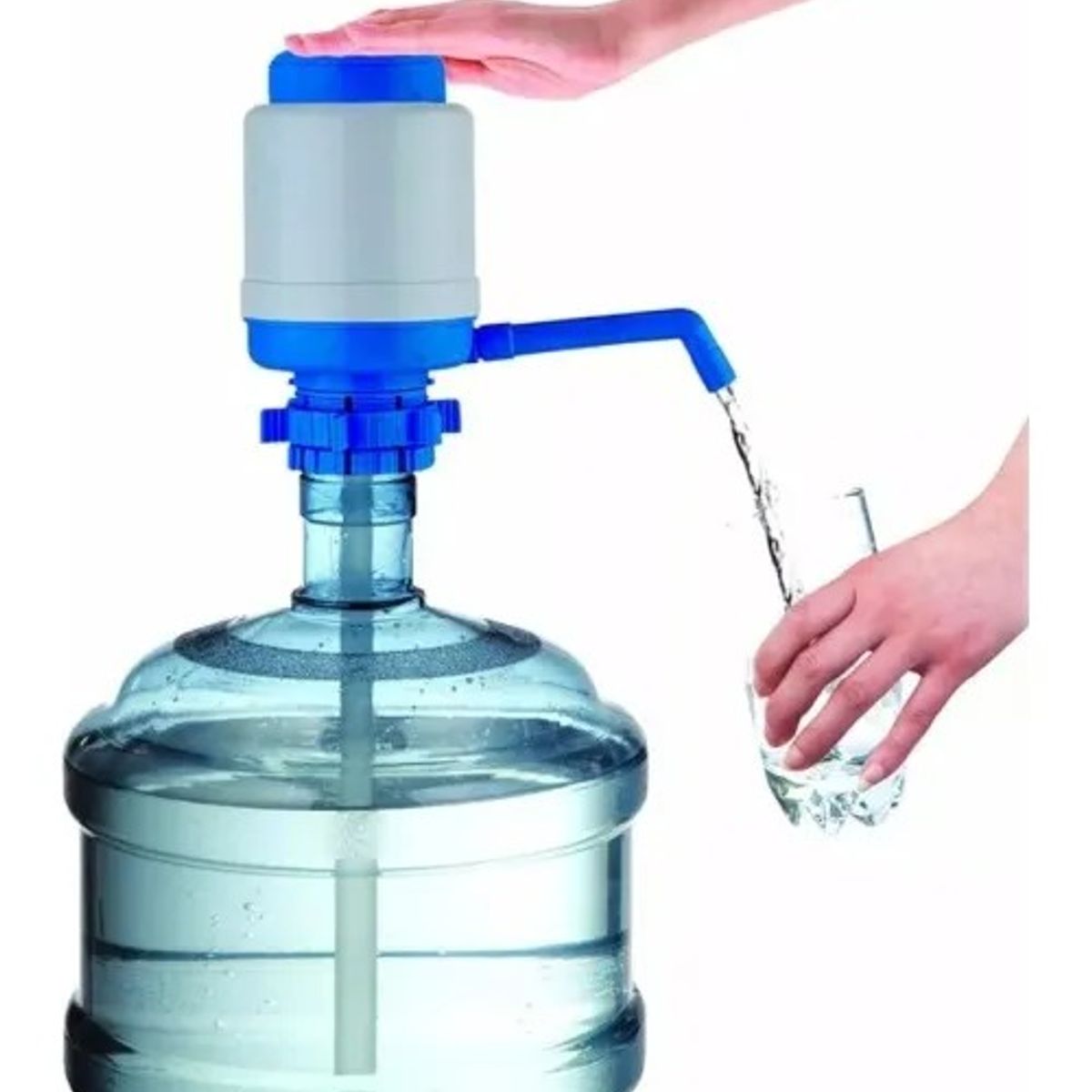 GENERICO - Dispensador Manual De Agua 10, 20 Litros Bomba Para Botellon Azul