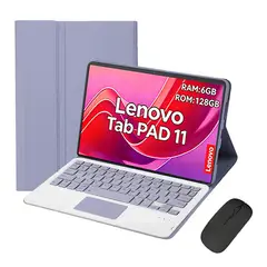 LENOVO - Tablet Pad 11 2025 6GB+128GB WiFi y Ratón inalámbrico Bluetooth &Teclado-Morad