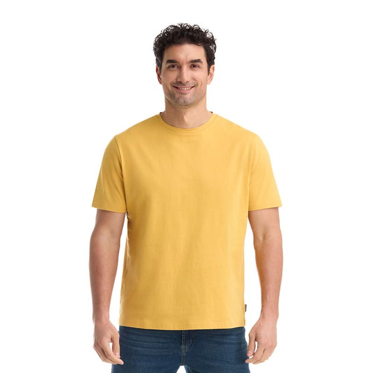PANAMA JACK - Polera Hombre Casual Amarillo Panama Jack