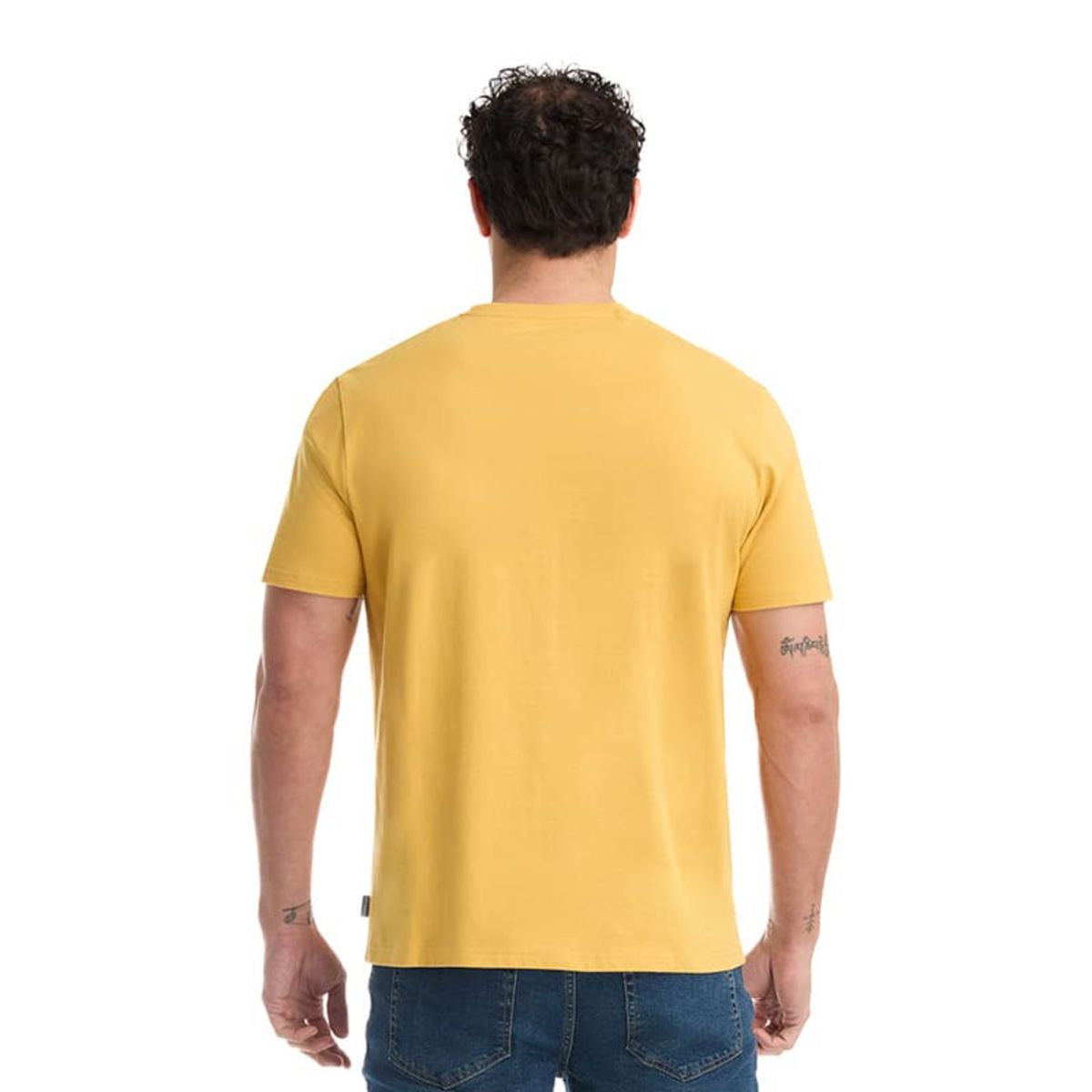 PANAMA JACK - Polera Hombre Casual Amarillo Panama Jack
