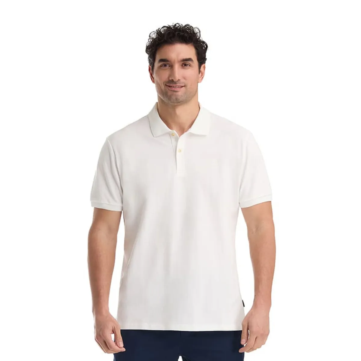 PANAMA JACK - Polera Hombre Casual Blanco Panama Jack