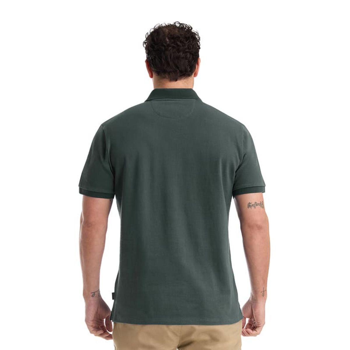 PANAMA JACK - Polera Hombre Casual Verde Panama Jack