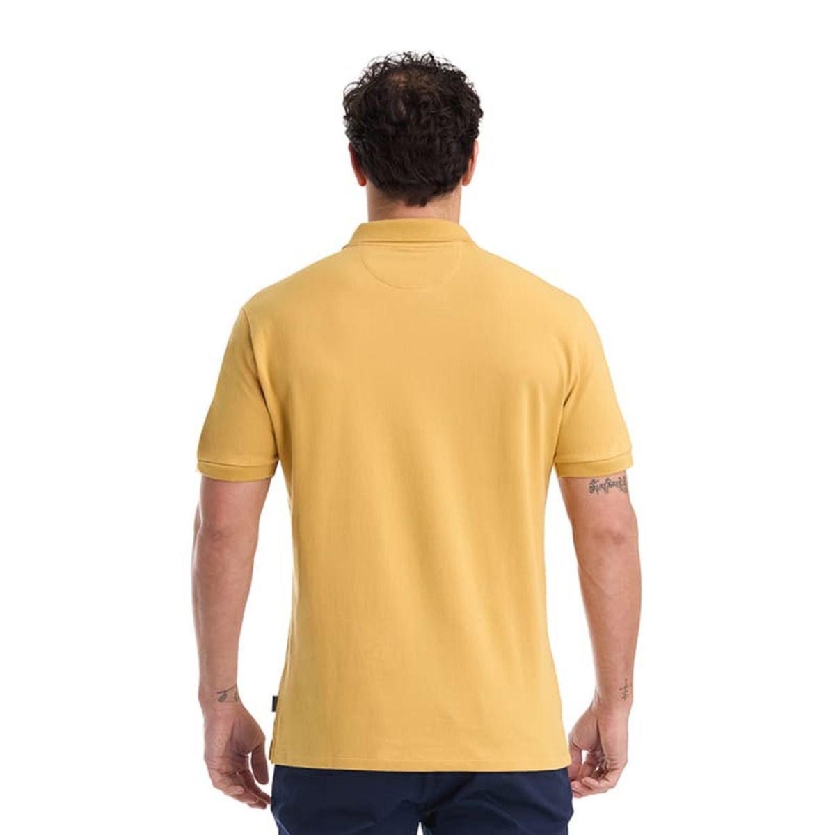 PANAMA JACK - Polera Hombre Casual Amarillo Panama Jack