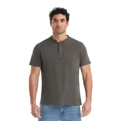 PANAMA JACK - Polera Hombre Casual Gris oscuro