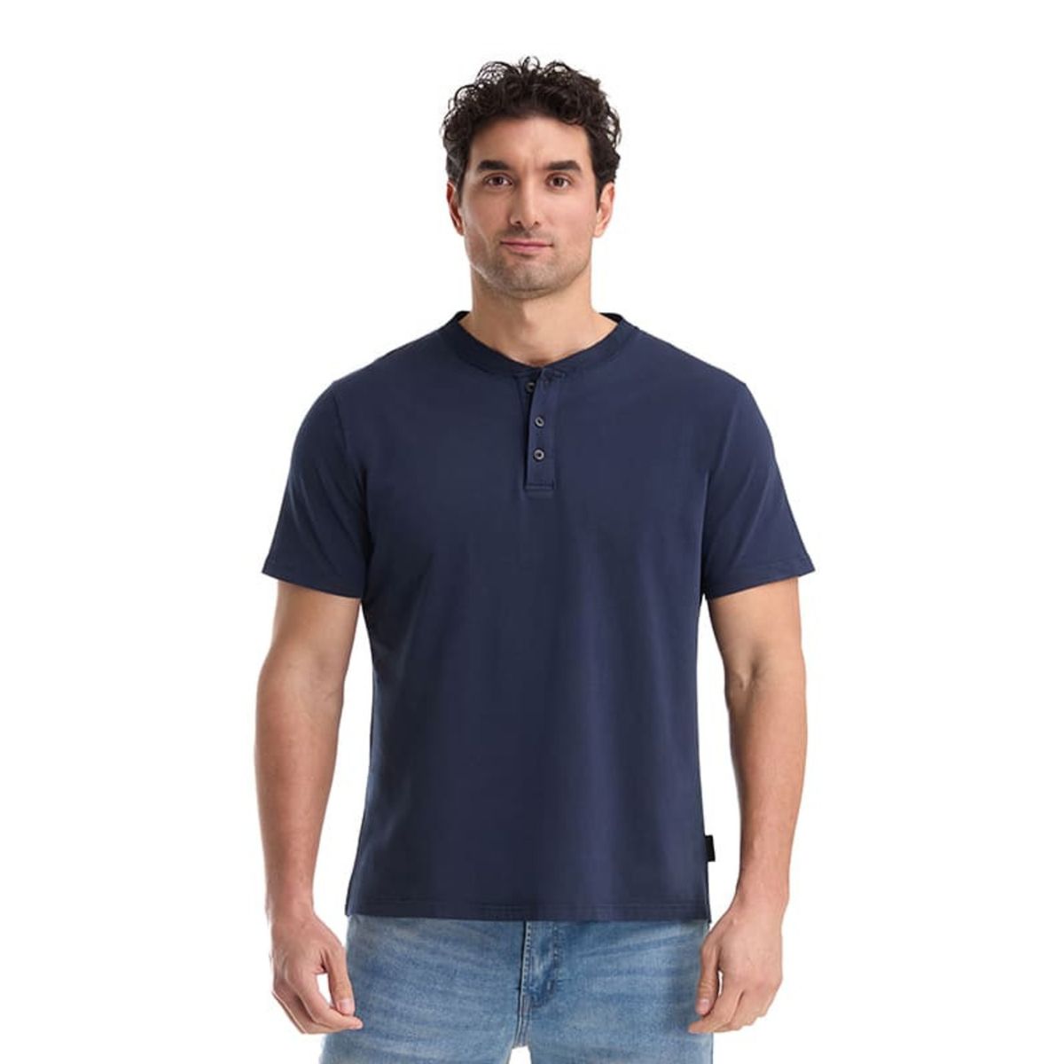 PANAMA JACK - Polera Hombre Casual Azul marino Panama Jack