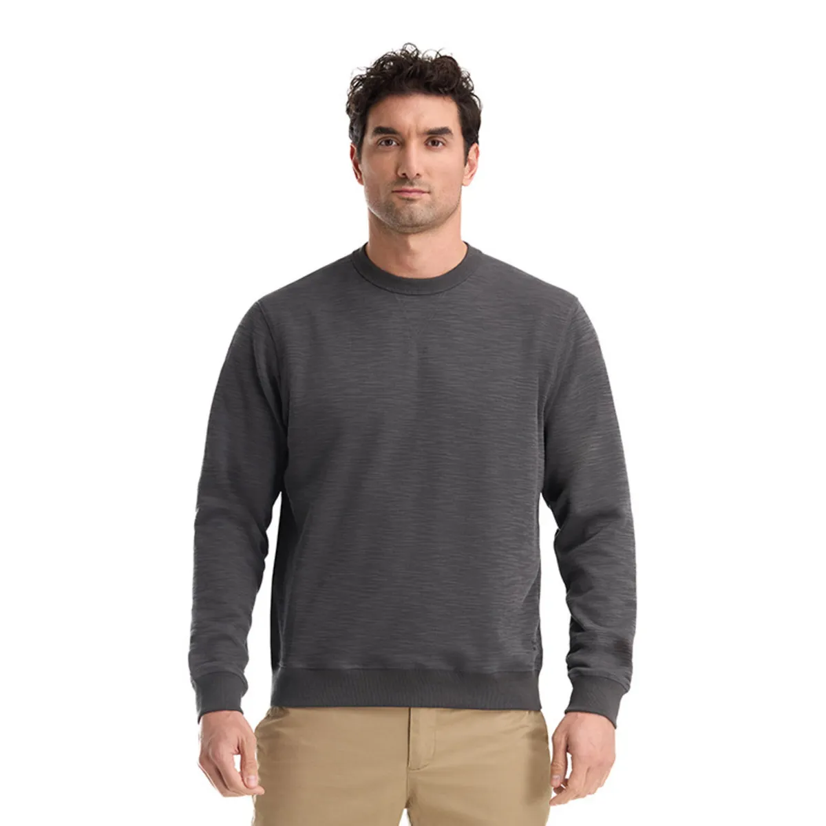 PANAMA JACK - Polerón Hombre Casual Gris Panama Jack