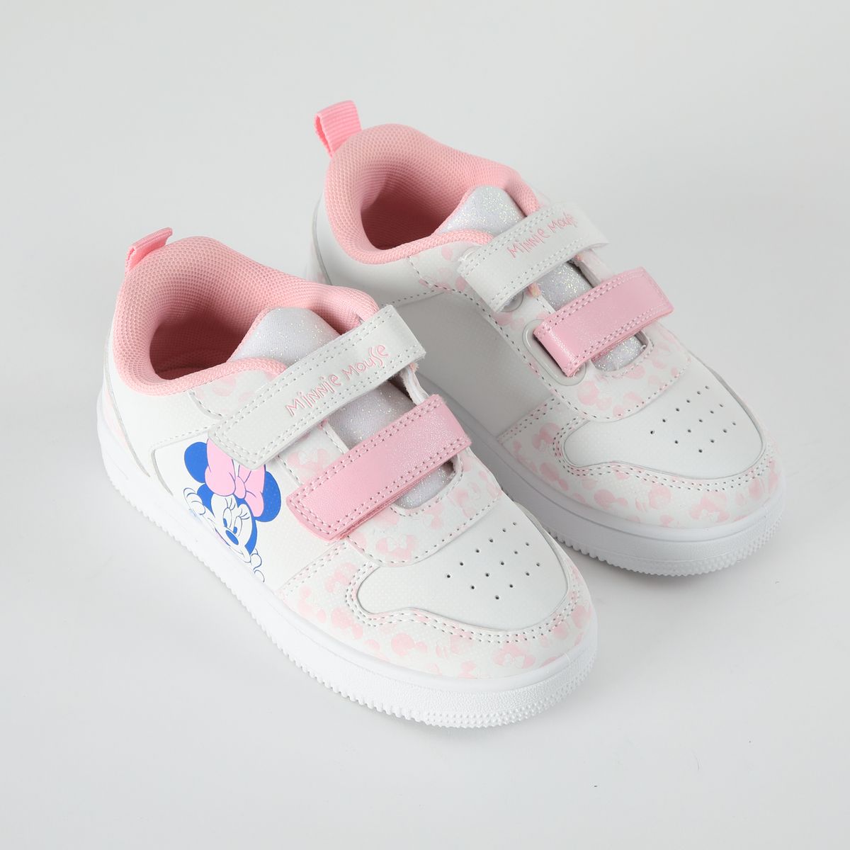 DISNEY - Zapatilla Niña Velcro Minnie Smile Blanco Disney