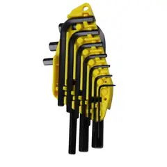 STANLEY - Juego 10 Llaves Allen Hexagonales Pulg.(SAE) 69-254