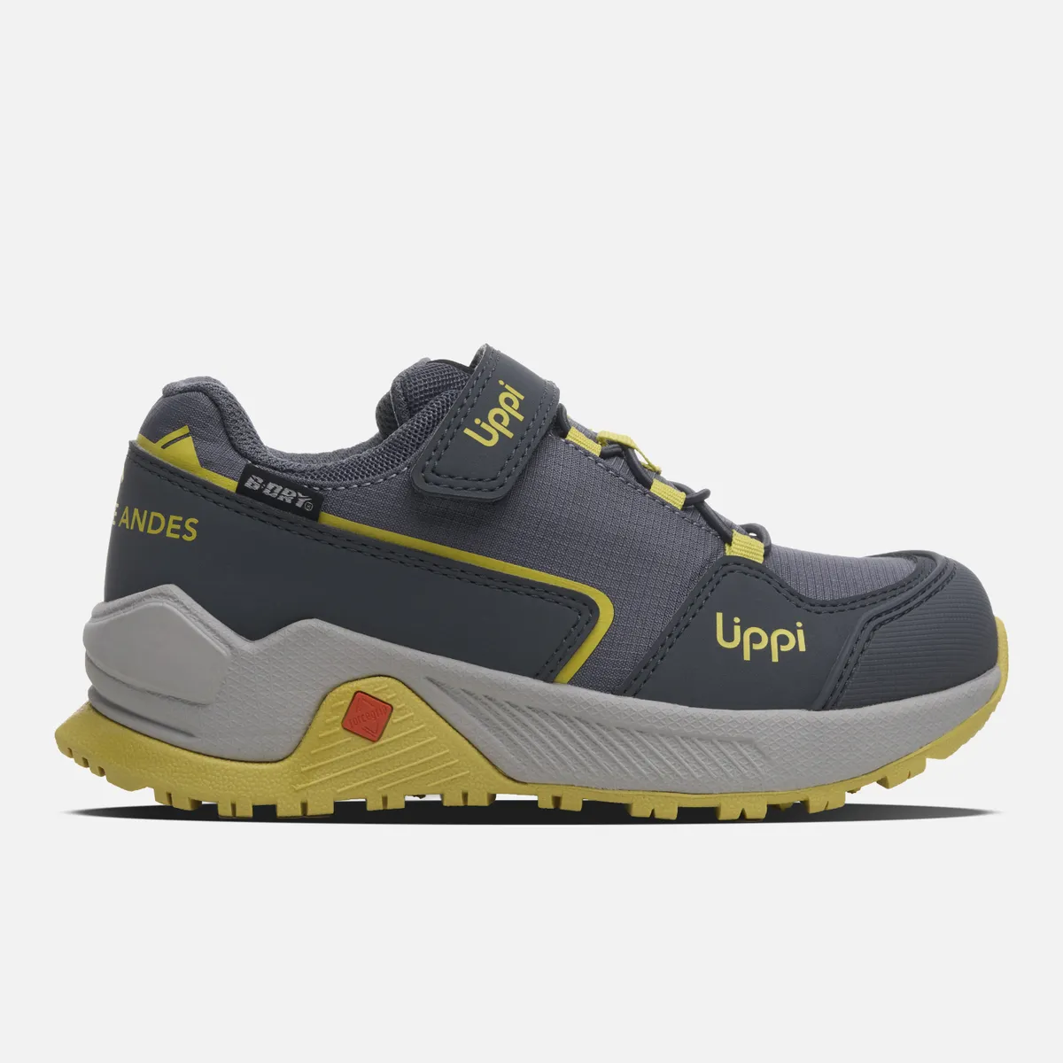 LIPPI - Zapatilla Niño Motion Low Kids B-dry Gris Lippi