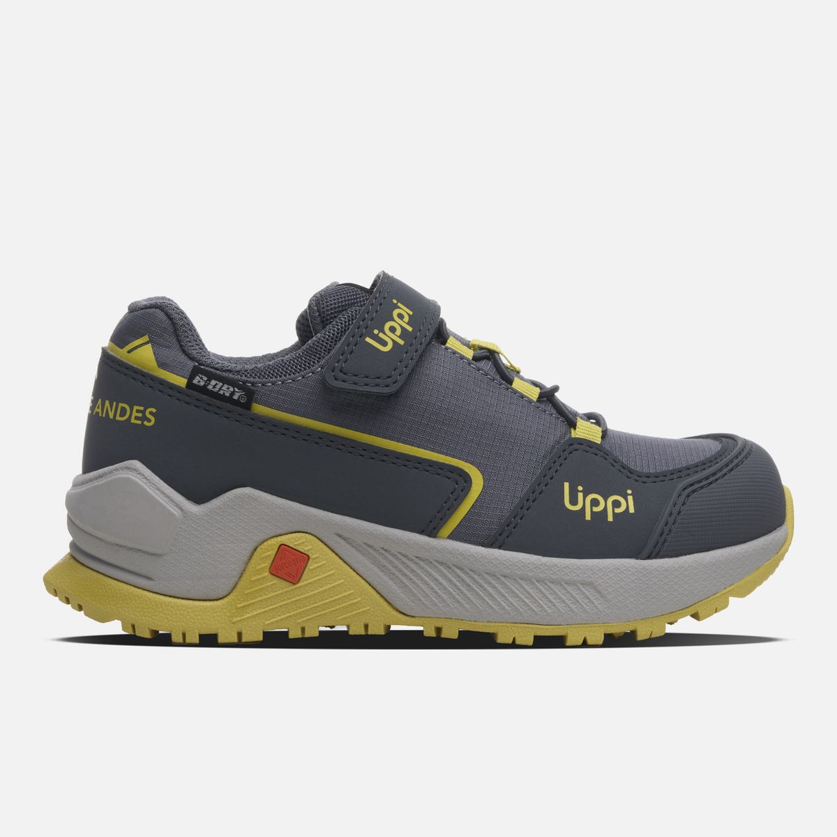 LIPPI - Zapatilla Niño Motion Low Kids B-dry Gris Lippi