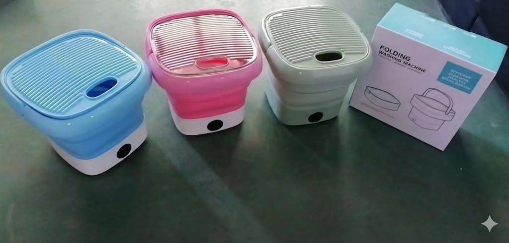 GENERICO Mini Lavadora Portatil Plegable de 2 kilos
