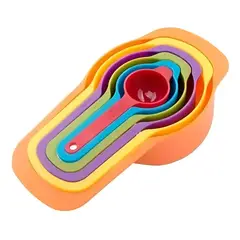 PASTELERIUS - Cucharas Tazas Medidoras Cucharas Medidoras Plastico Colores