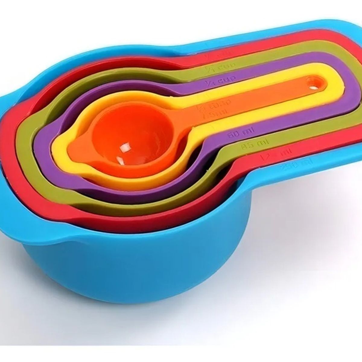 PASTELERIUSCL - Cucharas Tazas Medidoras Cucharas Medidoras Plastico Colores