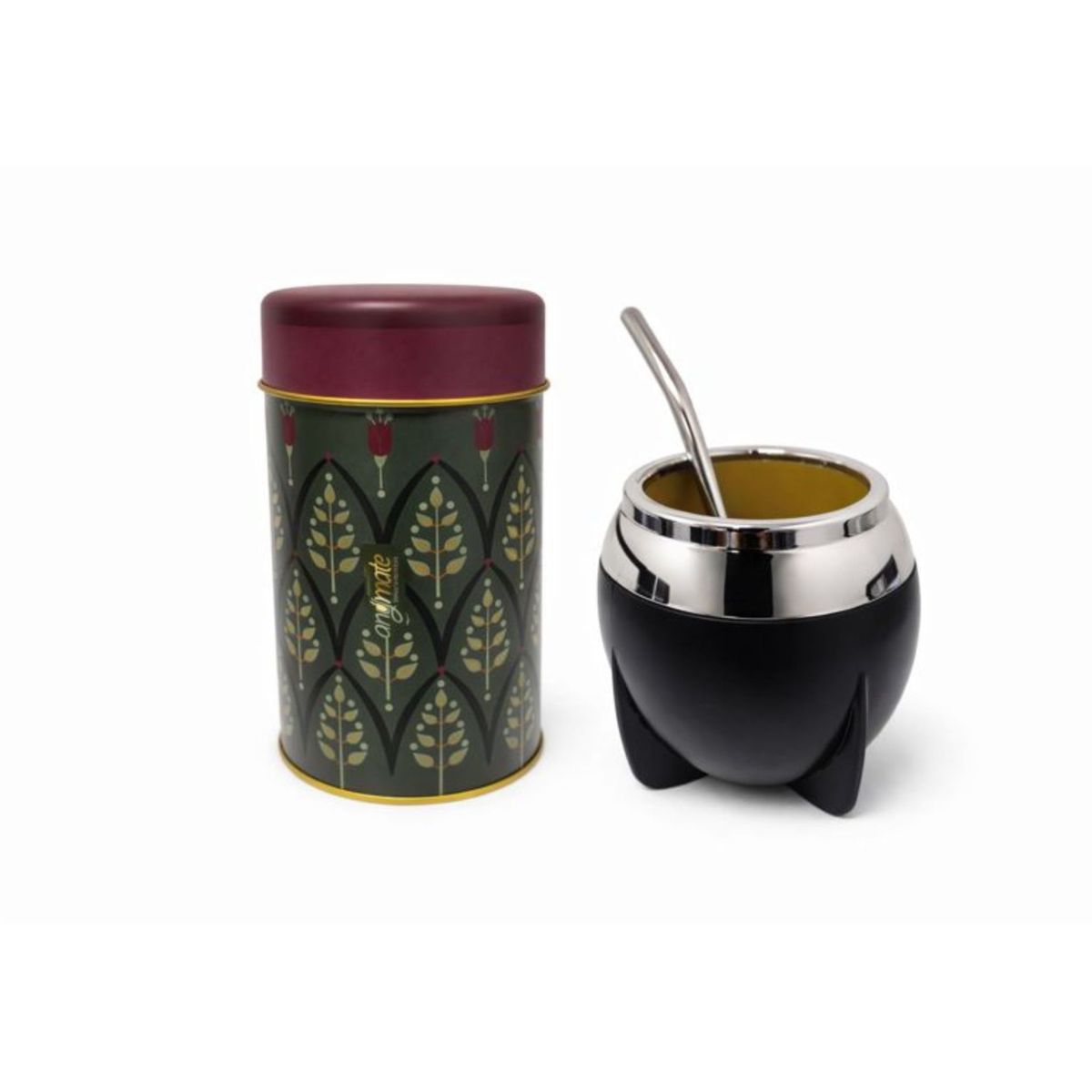 GENERICO - Pak Mate + Bombilla + Dispensador De Yerba Premium Anymate