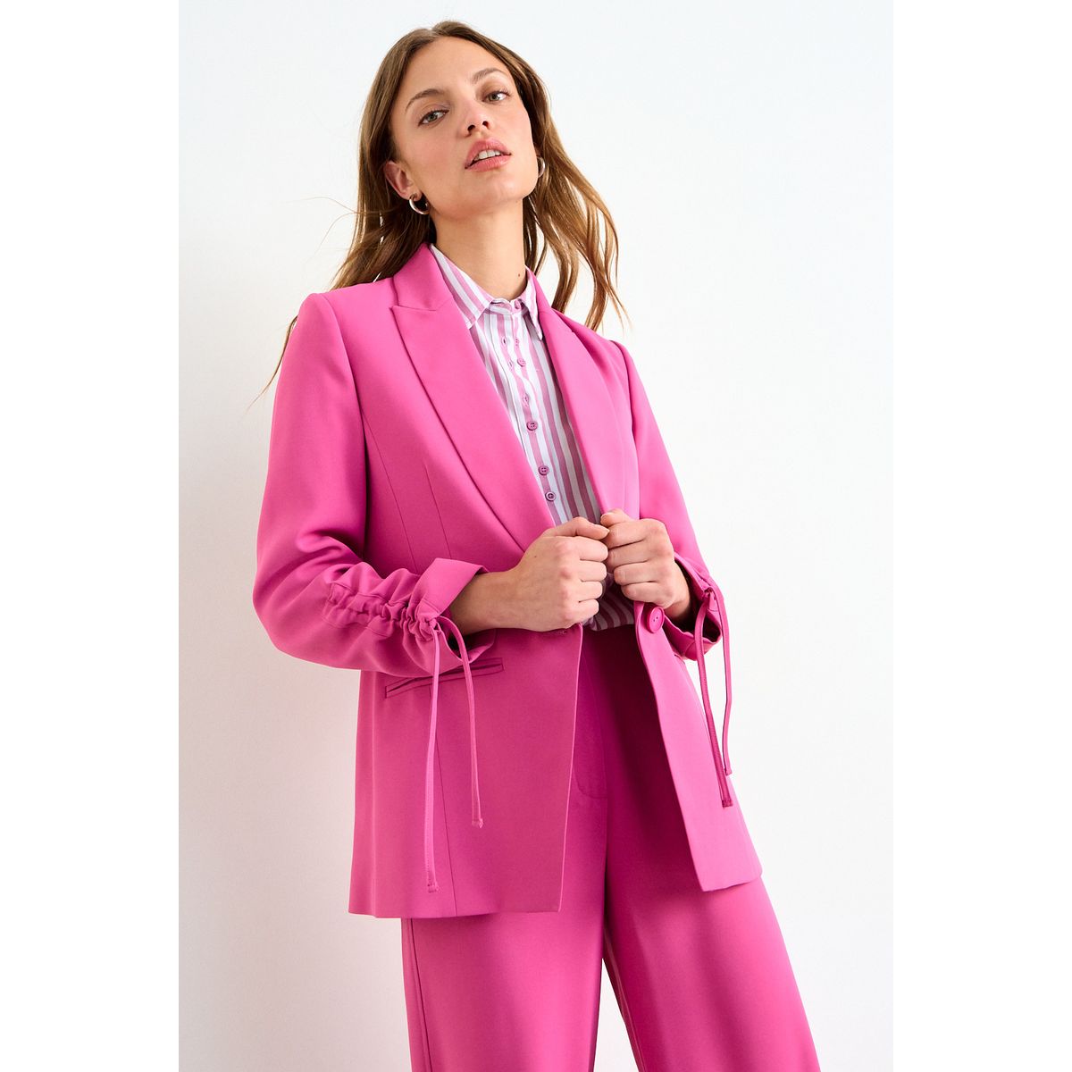 IO - Blazer Liso Mujer Rosa Io
