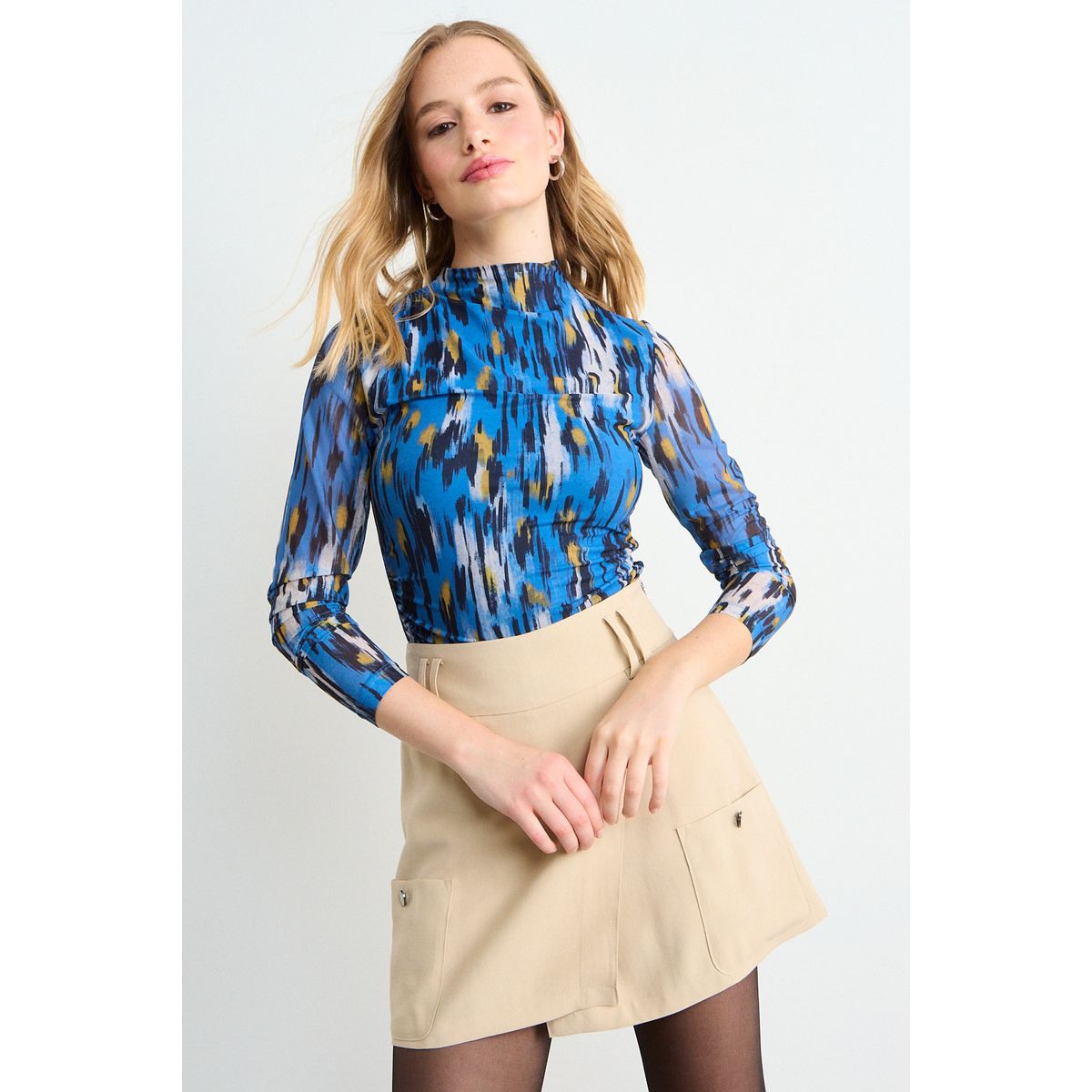 IO - Polera Fantasia Mujer Azul Io