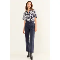 MA GRIFFE - Jeans Liso Mujer Azul Magriffe