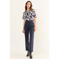 MA GRIFFE - Jeans Liso Mujer Azul Magriffe