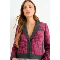 IO - Casaca Fantasia Mujer Rosado