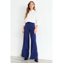 IO - Pantalon Liso Mujer Azul