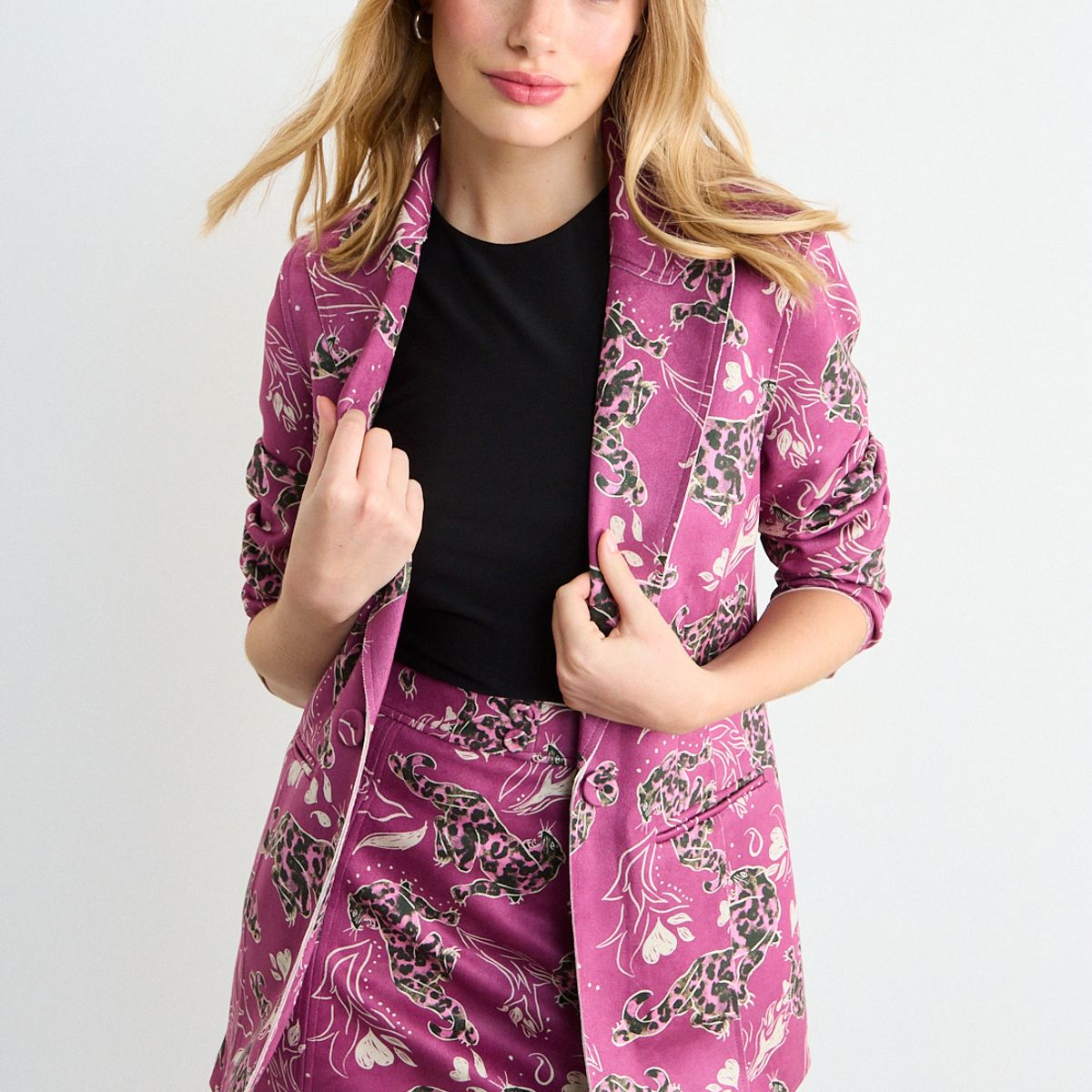 IO - Blazer Fantasia Mujer Morado Io