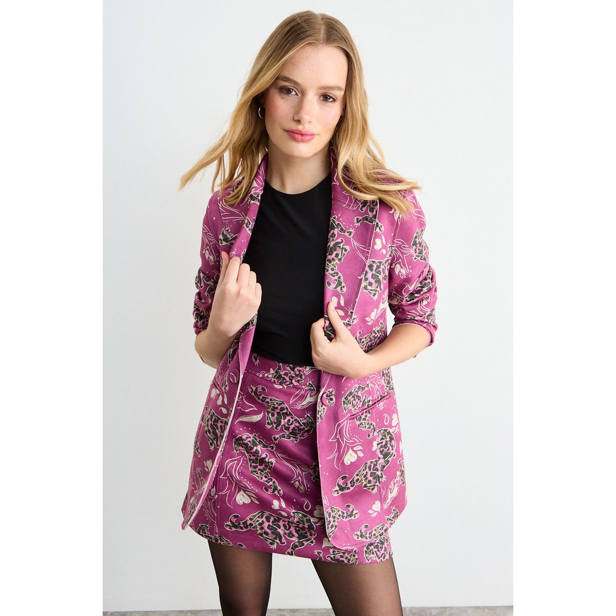 IO - Blazer Fantasia Mujer Morado Io
