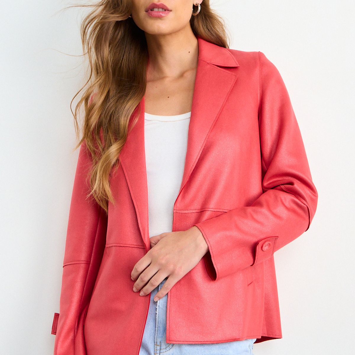 IO - Tapado Liso Mujer Coral Io