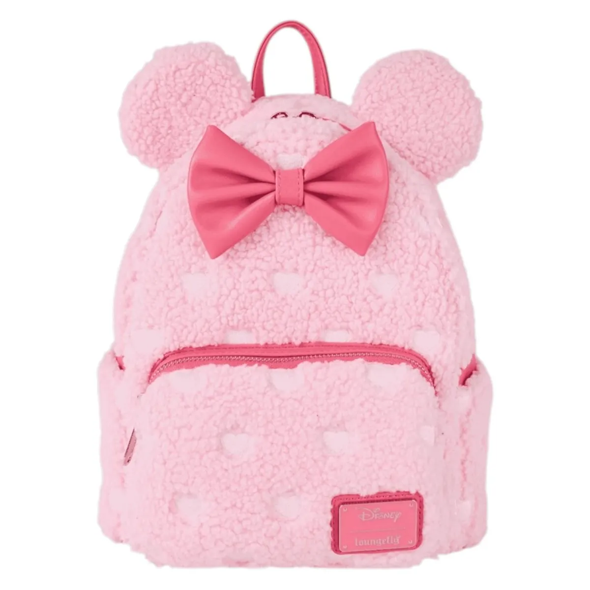 LOUNGEFLY - Mochila Mini  Disney Minnie Mouse Sherpa
