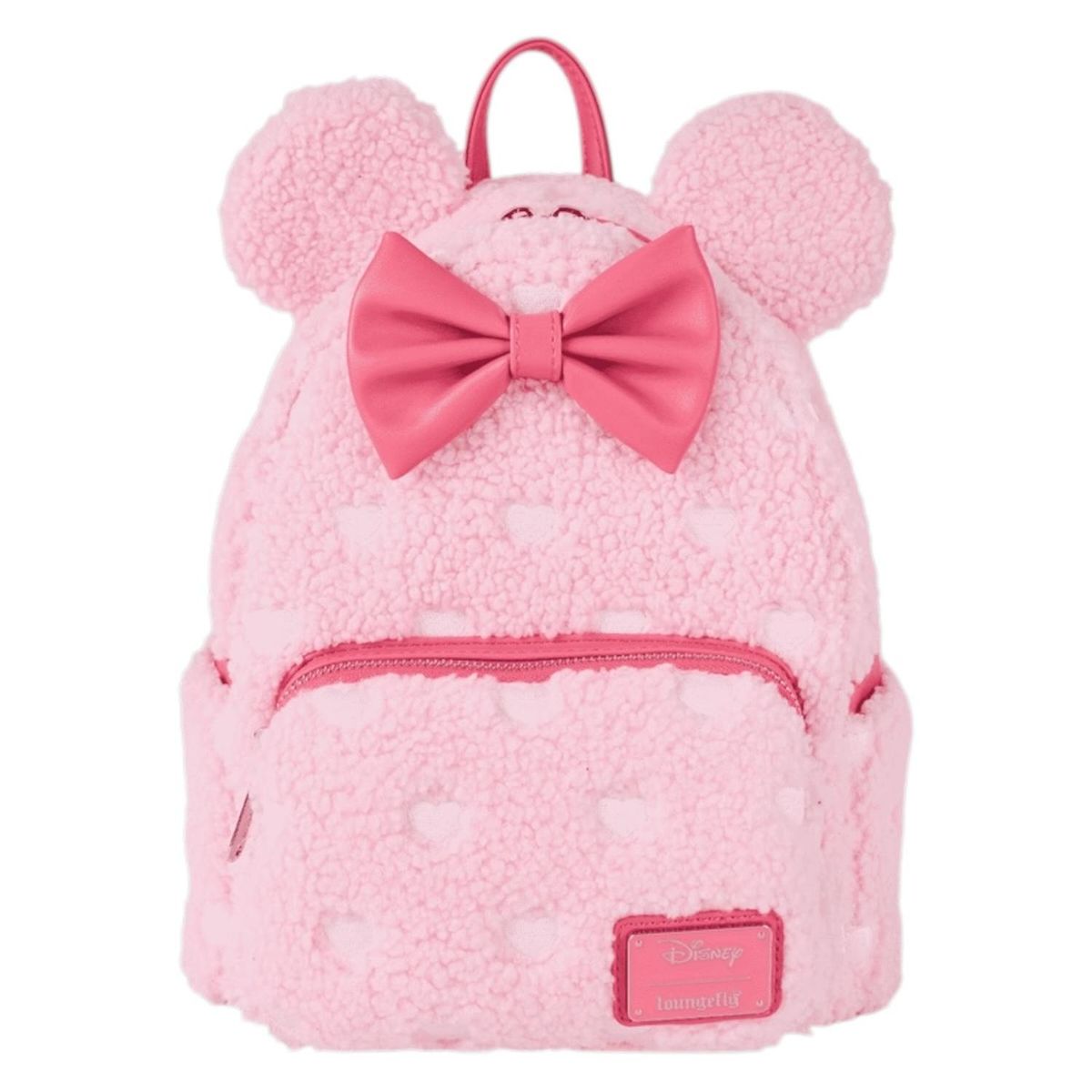 LOUNGEFLY - Mochila Mini  Disney Minnie Mouse Sherpa