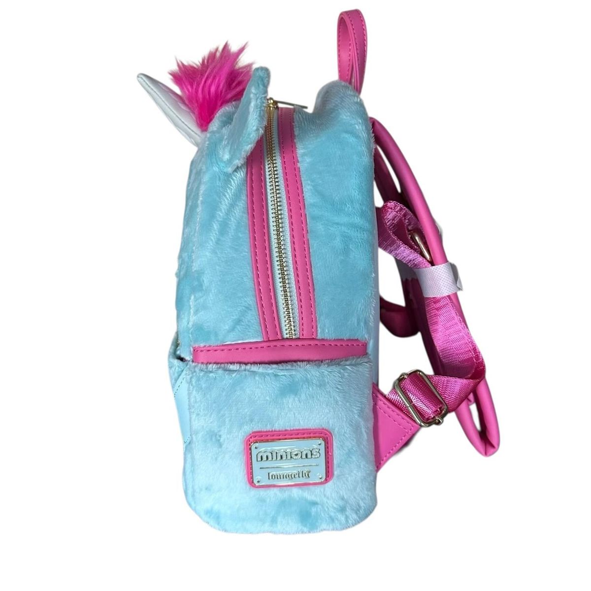 LOUNGEFLY - Mochila Mini Minions Fluffy Unicorn