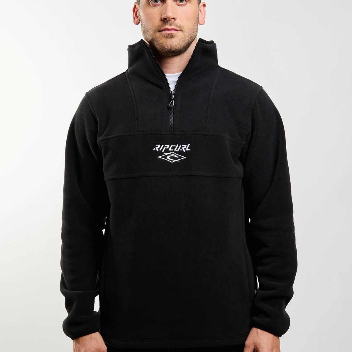 RIP CURL - Poleron Polar Motion Negro Hombre Rip Curl