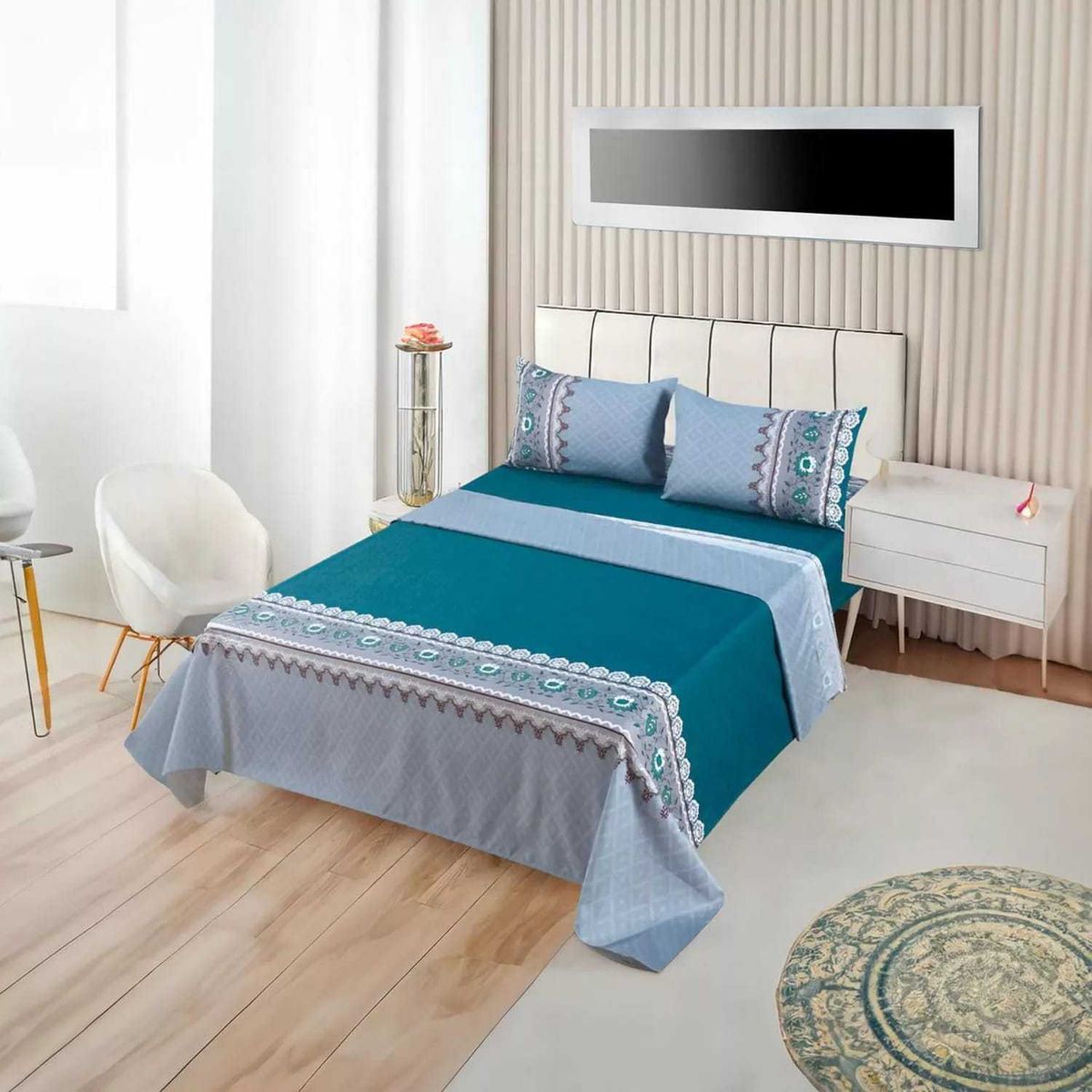 GENERICO - JUEGO DE SABANAS DE VERANO 2 PLAZAS A5